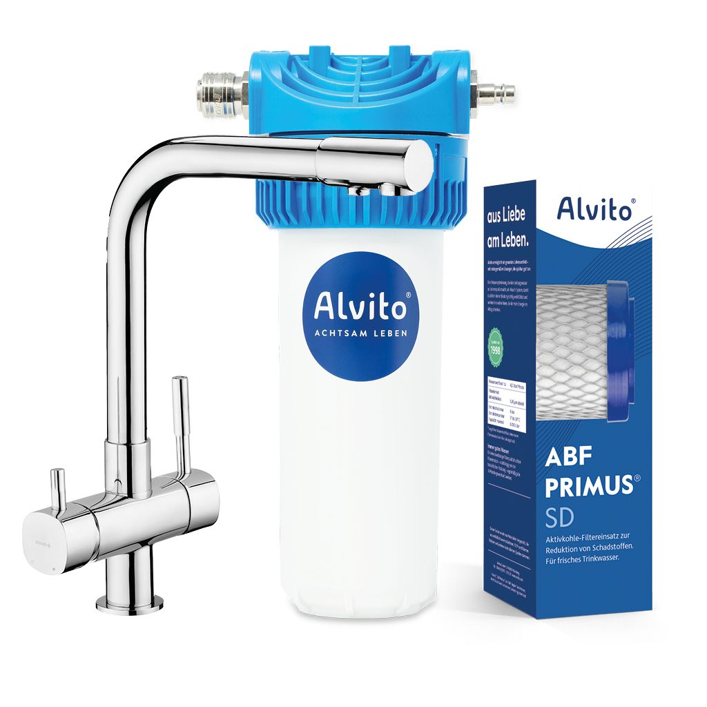 Alvito Untertisch-Wasserfilter-Set Integral