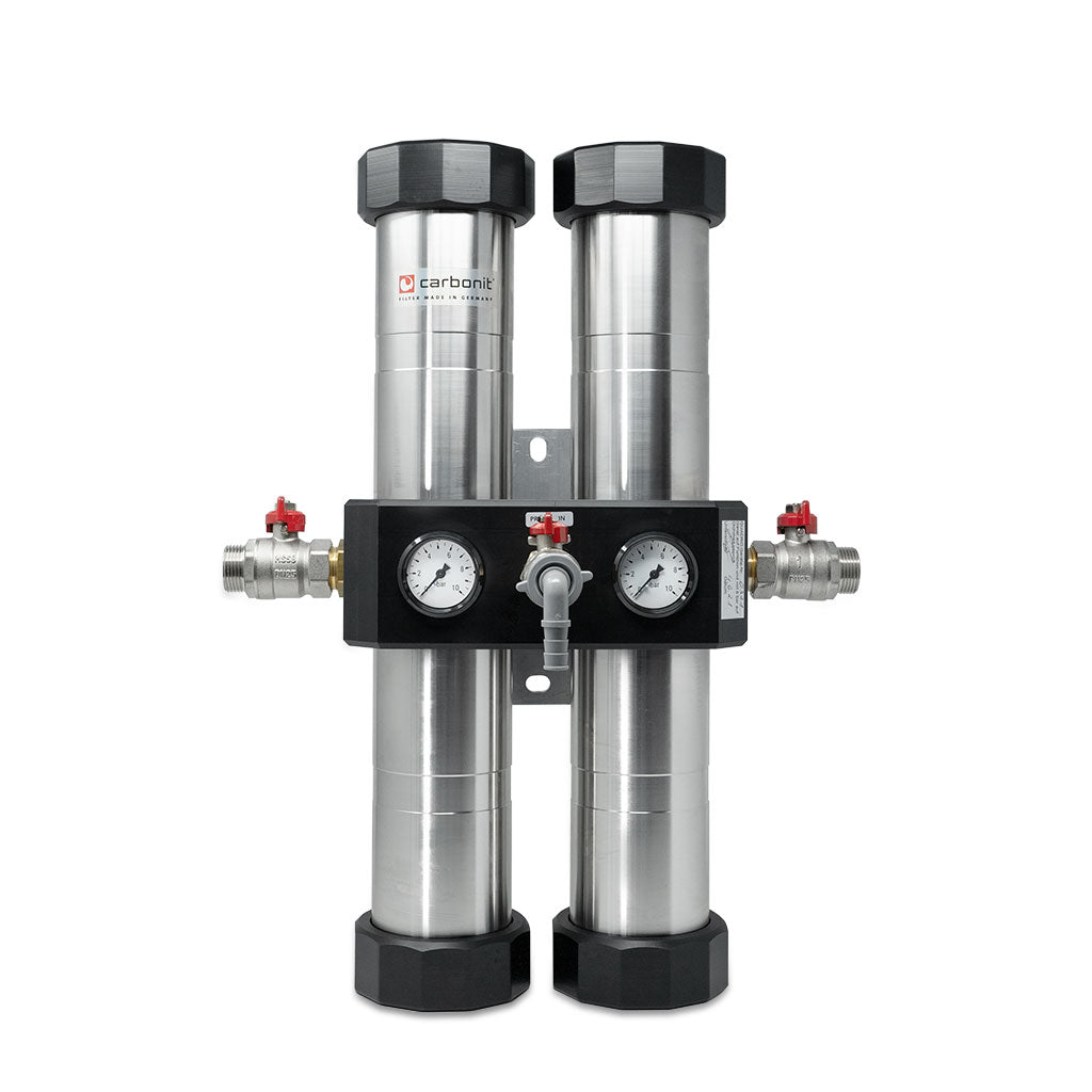 Carbonit QUADRO Hauswasserfilter Abbildung frontal