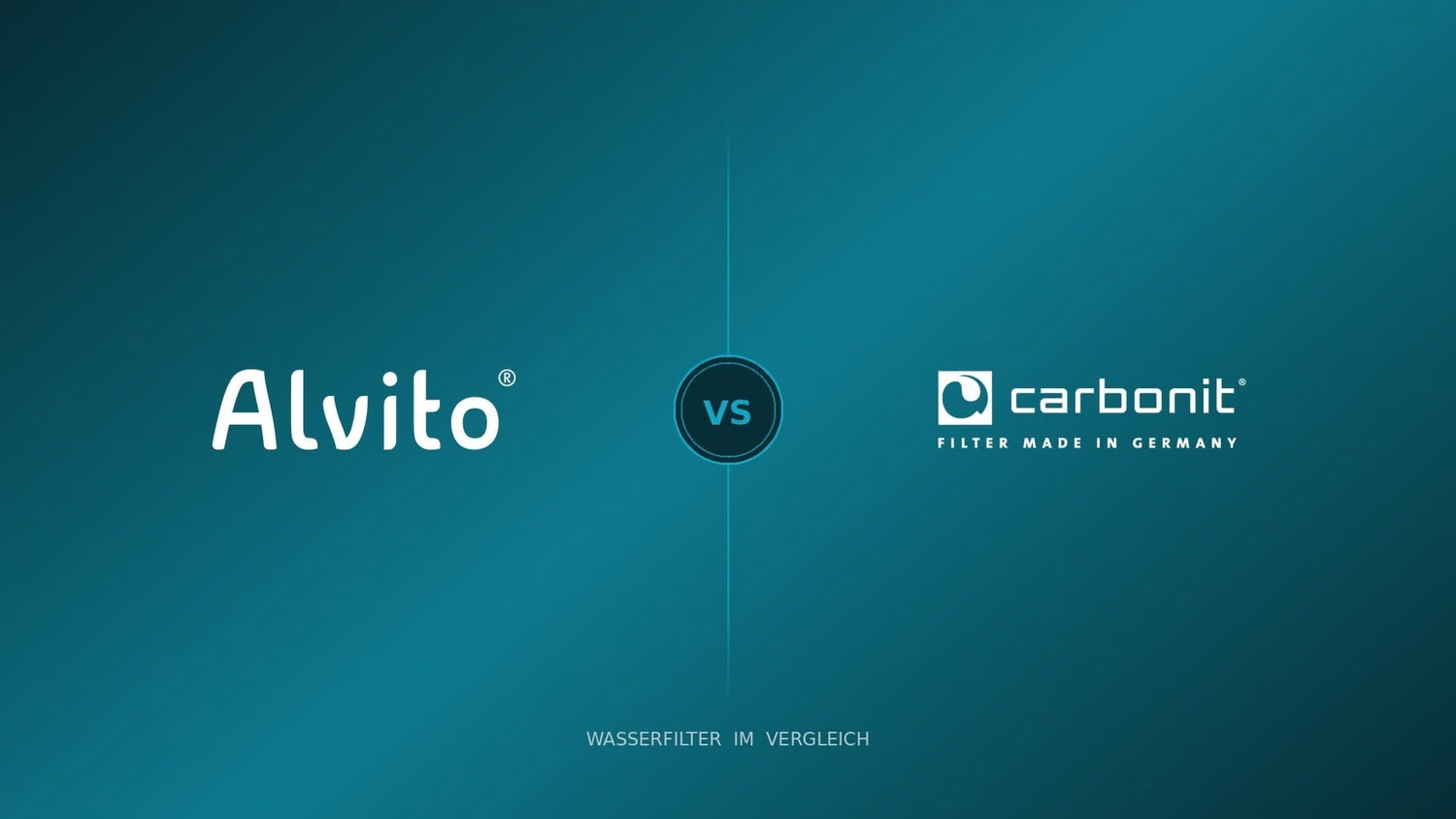 Alvito und Carbonit Wasserfilter im direkten Vergleich