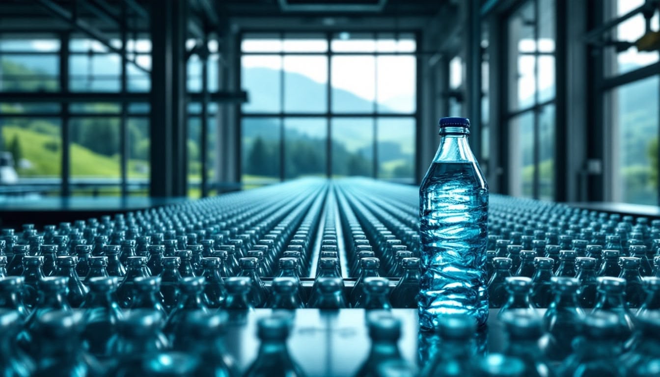 Nestlé Wasser Skandal - Bild von einer Getränkeabfüllung