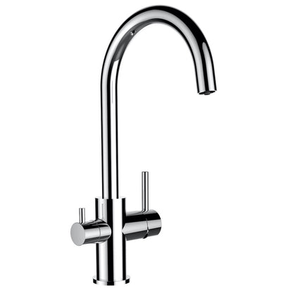 Furore 3-Wege-Wasserhahn Chrom