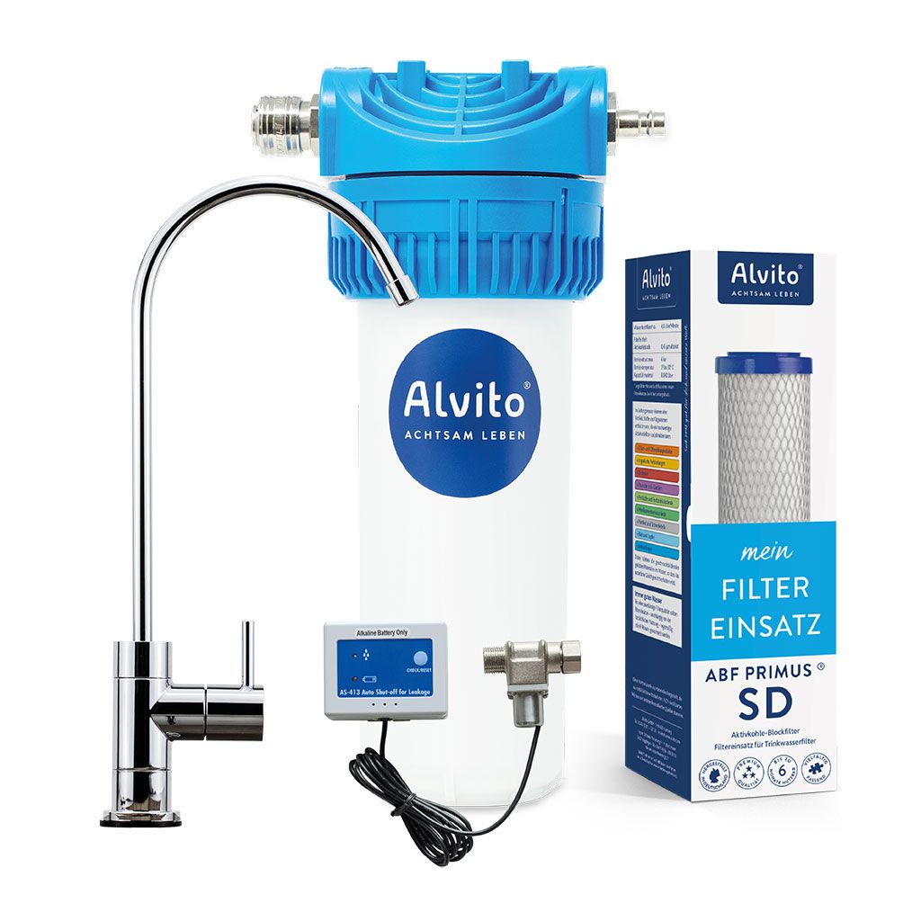 Alvito Untertisch-Wasserfilter-Set Split Pure