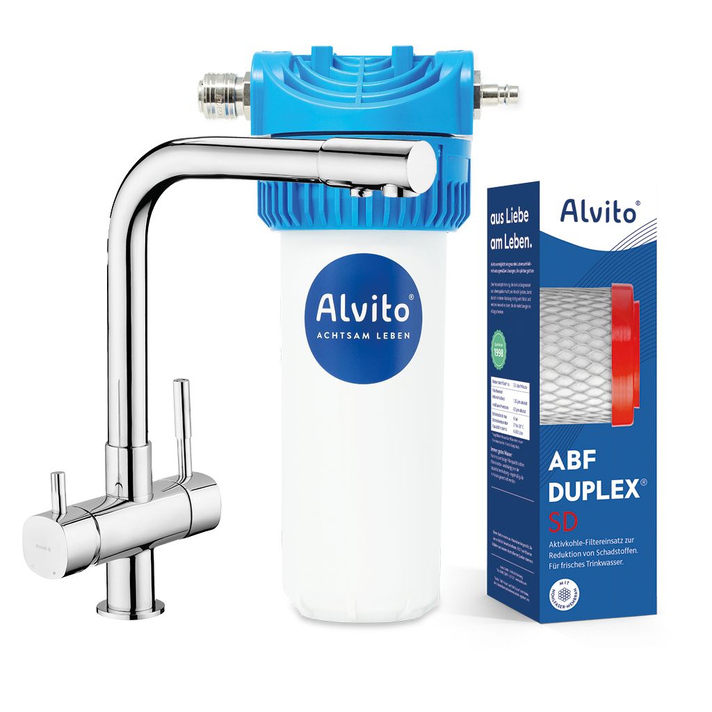 Alvito Untertisch-Wasserfilter-Set Integral