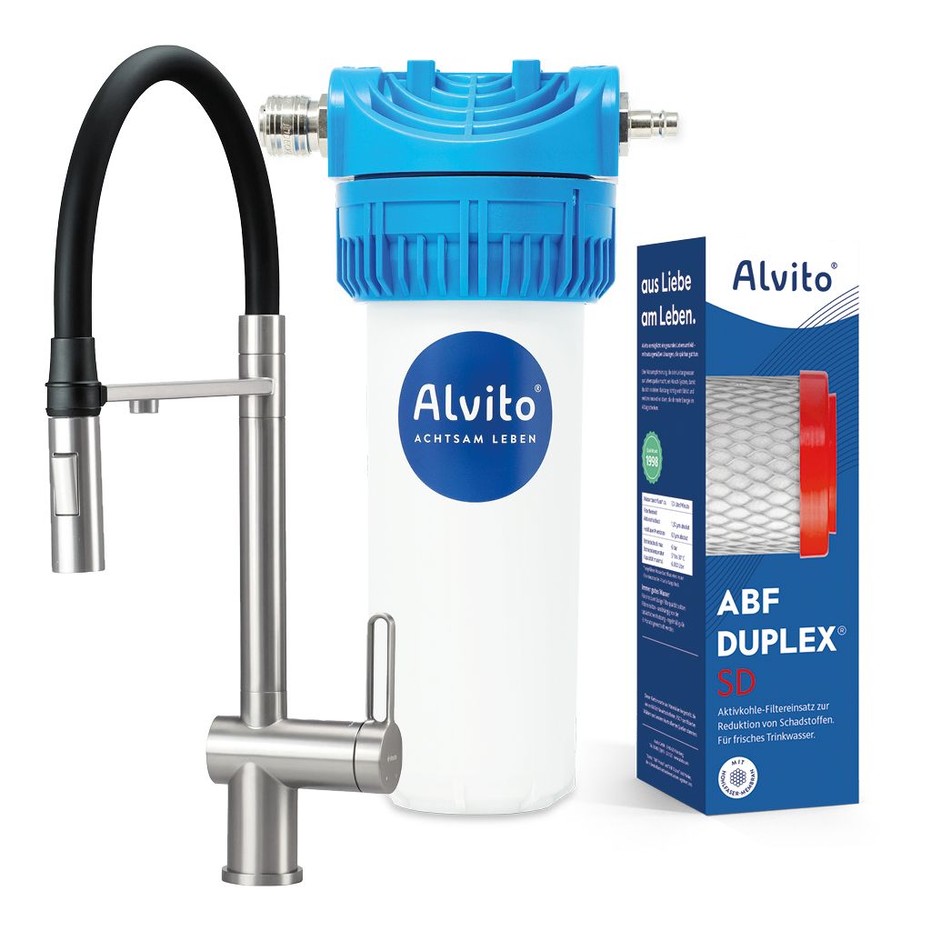 Alvito Untertisch-Wasserfilter-Set Integral