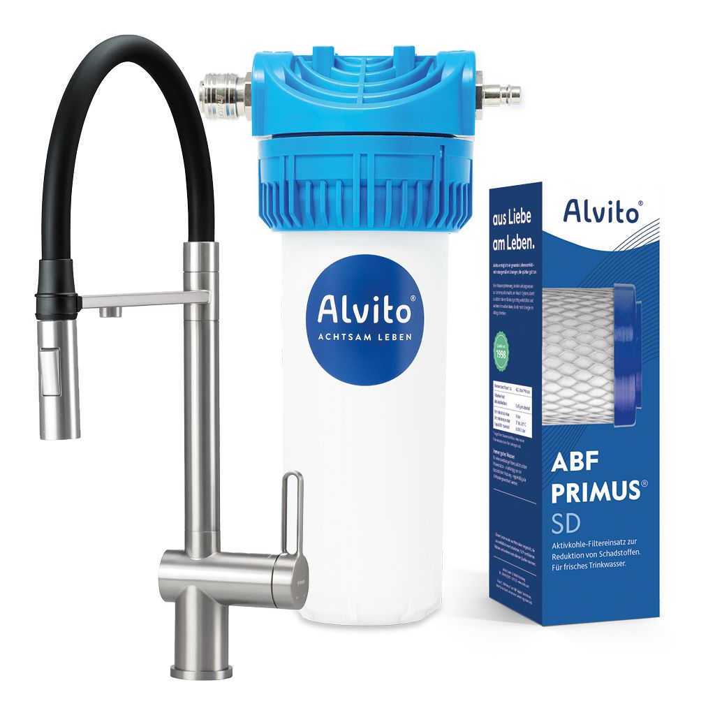 Alvito Untertisch-Wasserfilter-Set Integral