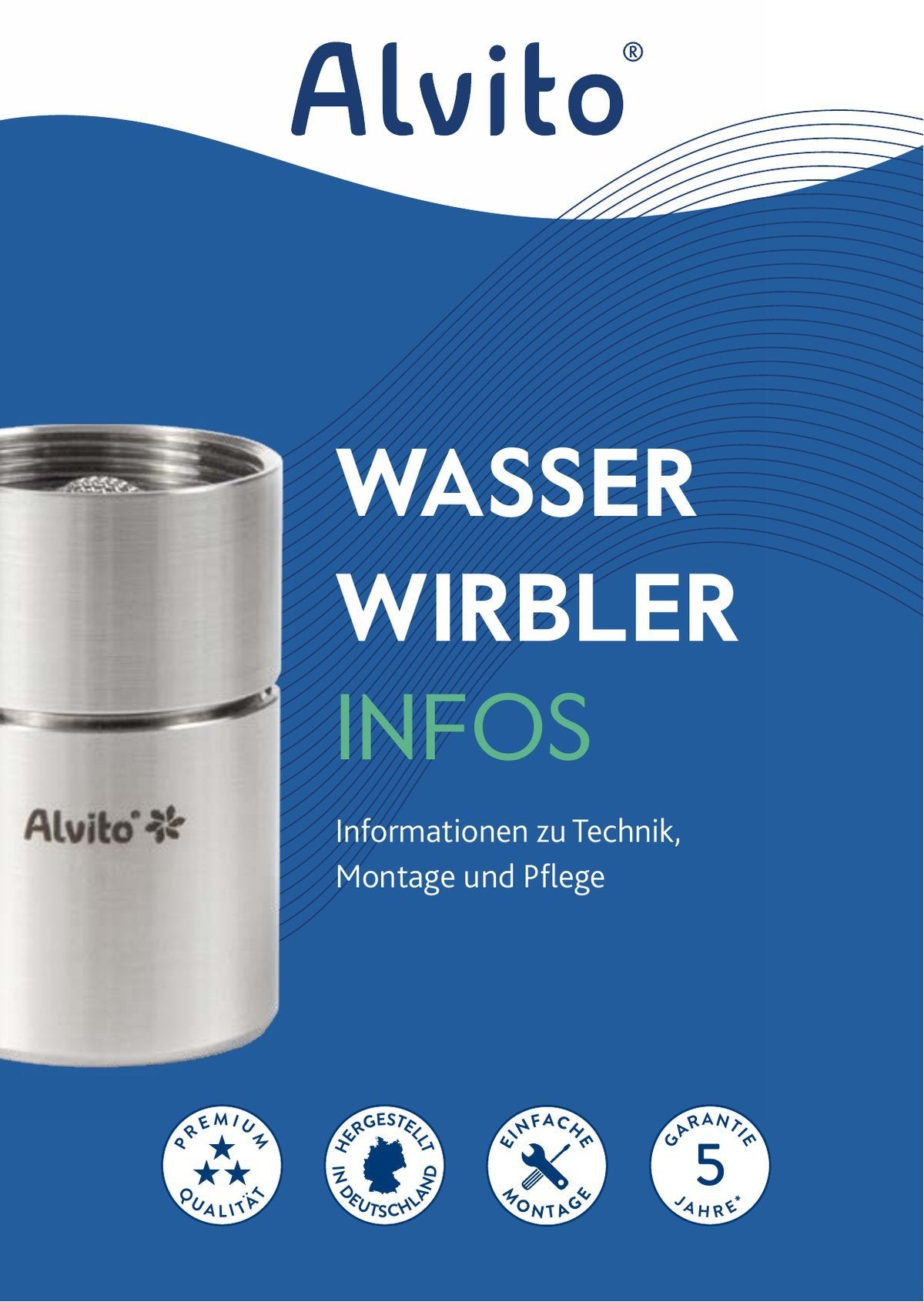 Titelblatt Alvito Wasserwirbler-Prospekt